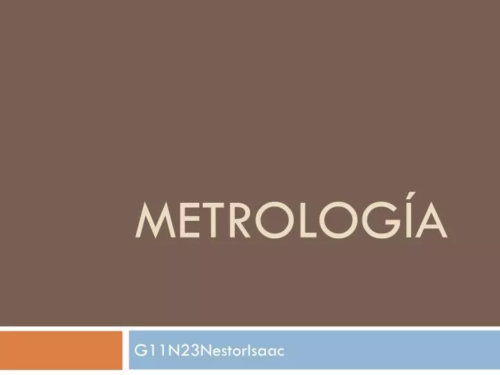 metrolog a