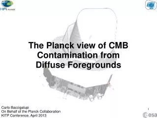 The Planck view of CMB Contamination from Diffuse Foregrounds
