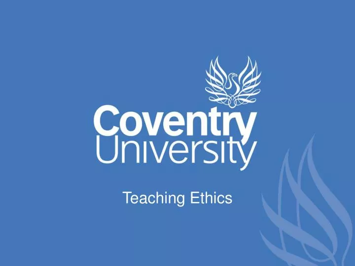 teaching ethics