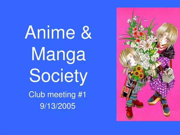 anime manga society