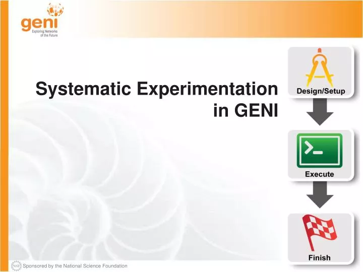 systematic experimentation in geni