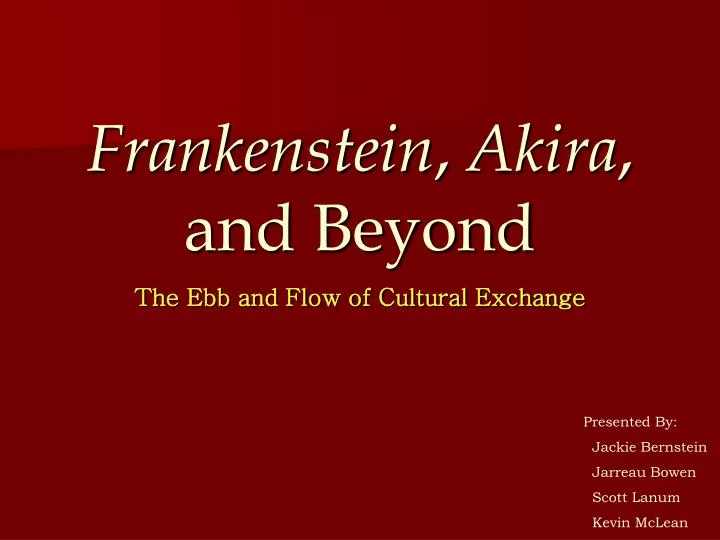 frankenstein akira and beyond