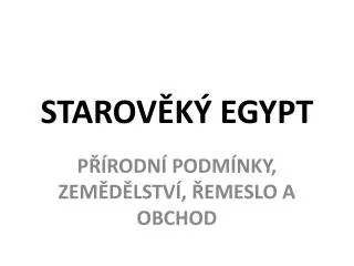 starov k egypt