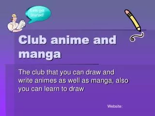 Club anime and manga