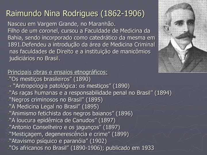 raimundo nina rodrigues 1862 1906