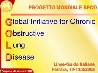 progetto mondiale bpco