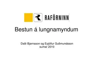 bestun lungnamyndum
