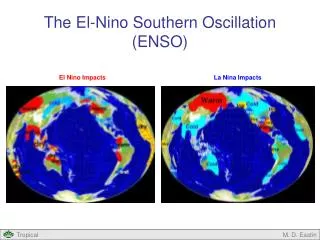 The El-Nino Southern Oscillation (ENSO)
