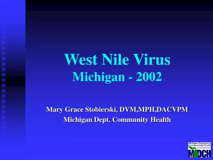west nile virus michigan 2002