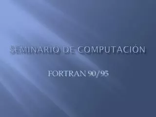 seminario de computaci n