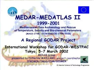 International Workshop for GODAR-WESTPAC