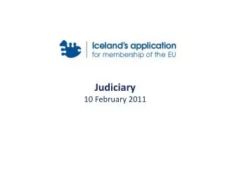 Judiciary 10 February 2011