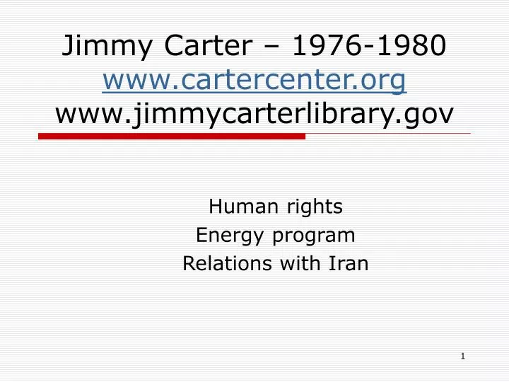 jimmy carter 1976 1980 www cartercenter org www jimmycarterlibrary gov