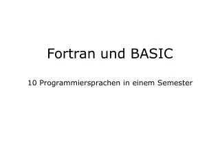 10 programmiersprachen in einem semester