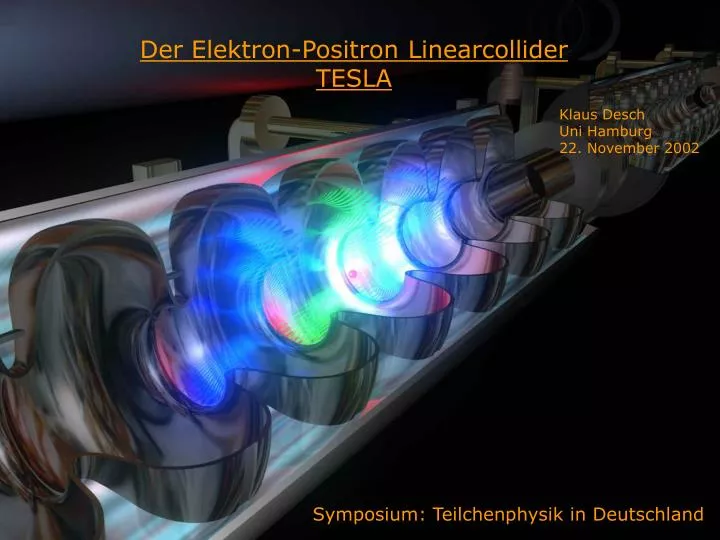 der elektron positron linearcollider tesla