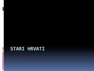 stari hrvati