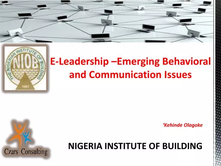 e leadership emerging behavioral and communication issues