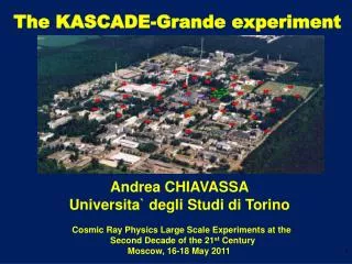 The KASCADE-Grande experiment