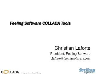 Feeling Software COLLADA Tools