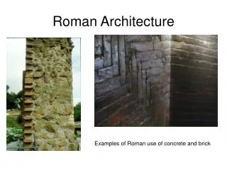 roman architecture