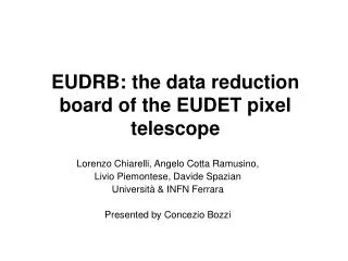 EUDRB: the data reduction board of the EUDET pixel telescope