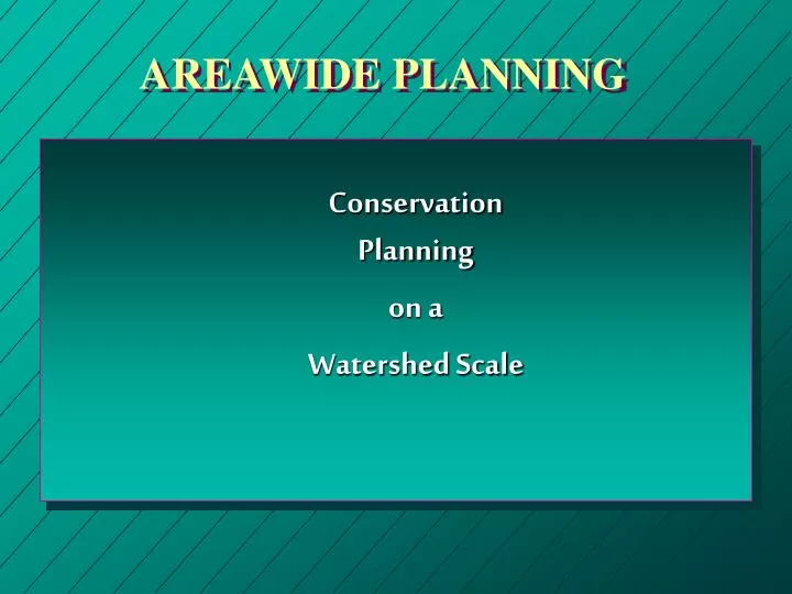 areawide planning