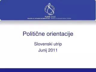 politi ne orientacije