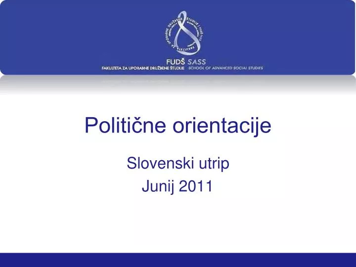 politi ne orientacije