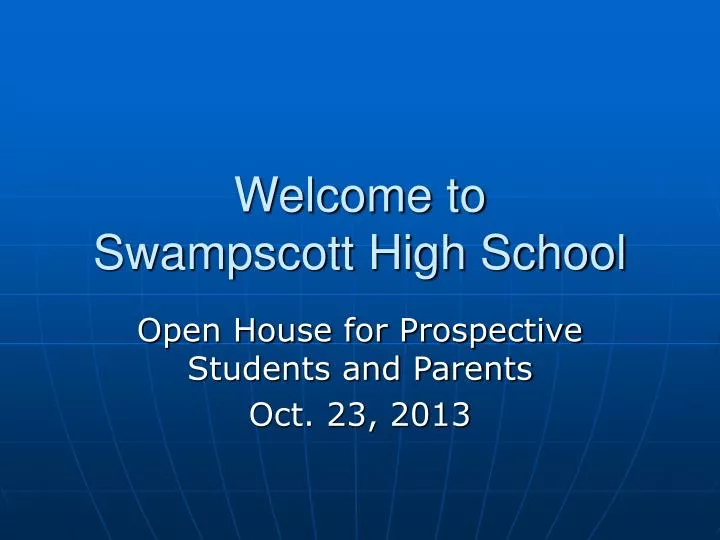 welcome to swampscott high school