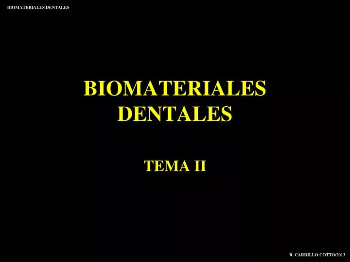 biomateriales dentales
