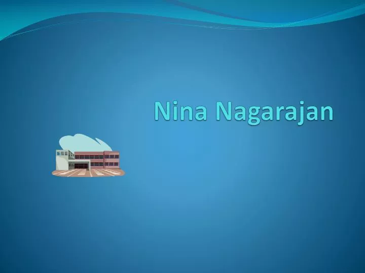 nina nagarajan