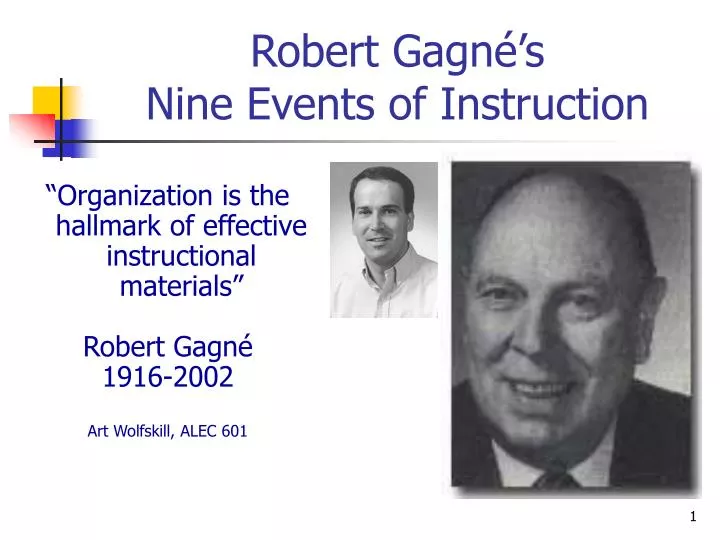 robert gagn s nine events of instruction