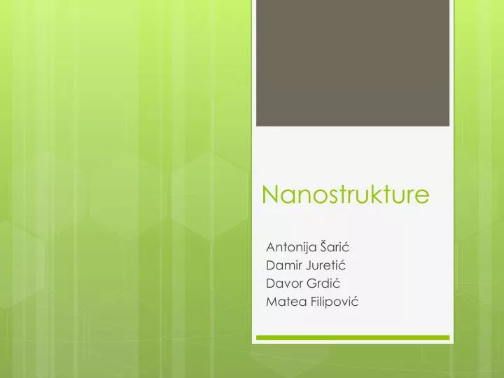 nanostrukture