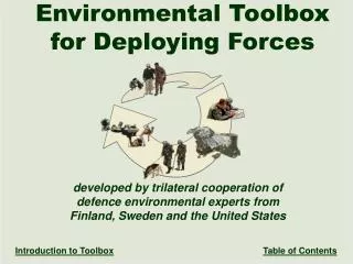 Environmental Toolbox for Deploying Forces Title Page