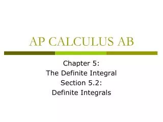 AP CALCULUS AB