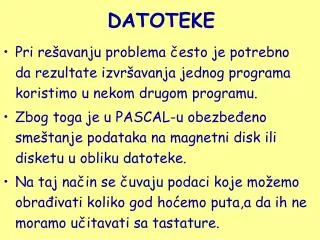 datoteke