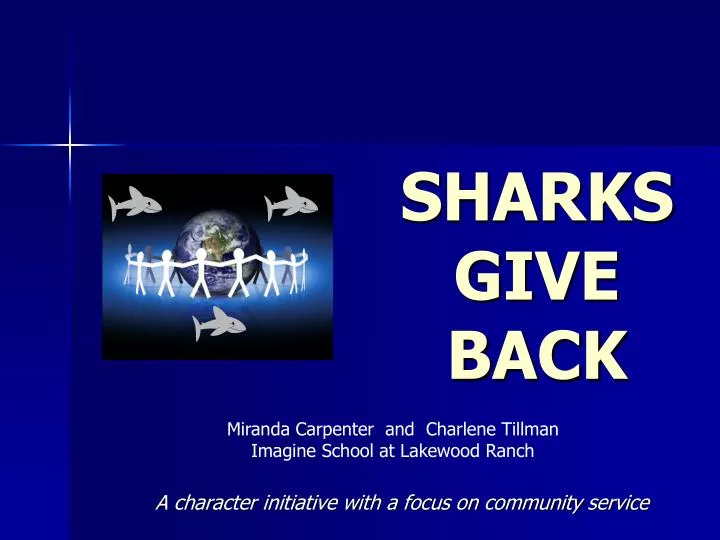 sharks give back