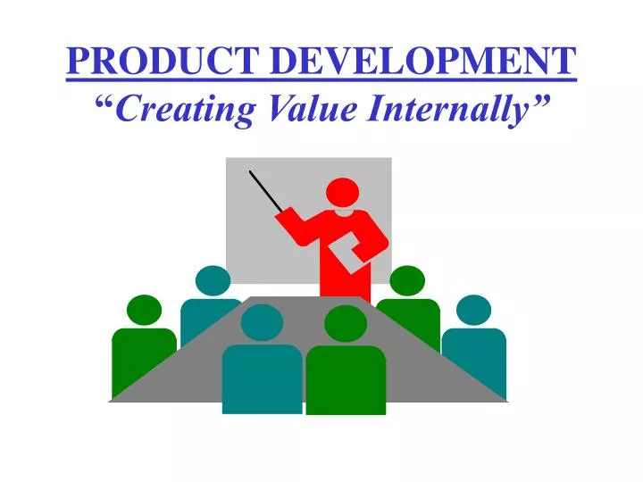 product development creating value internally