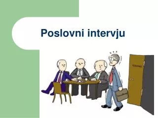 poslovni intervju