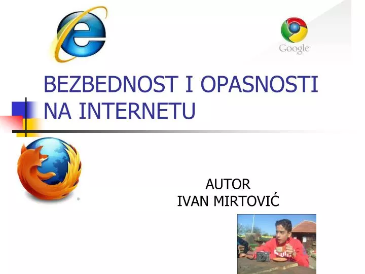 bezbednost i opasnosti na internetu