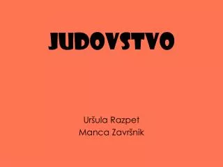 JUDOVSTVO