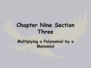 Chapter Nine Section Three