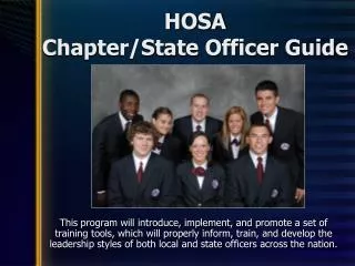 HOSA Chapter/State Officer Guide