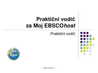 prakti ni vodi za moj ebsco host