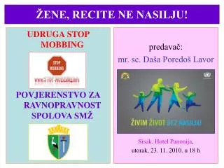 ene recite ne nasilju