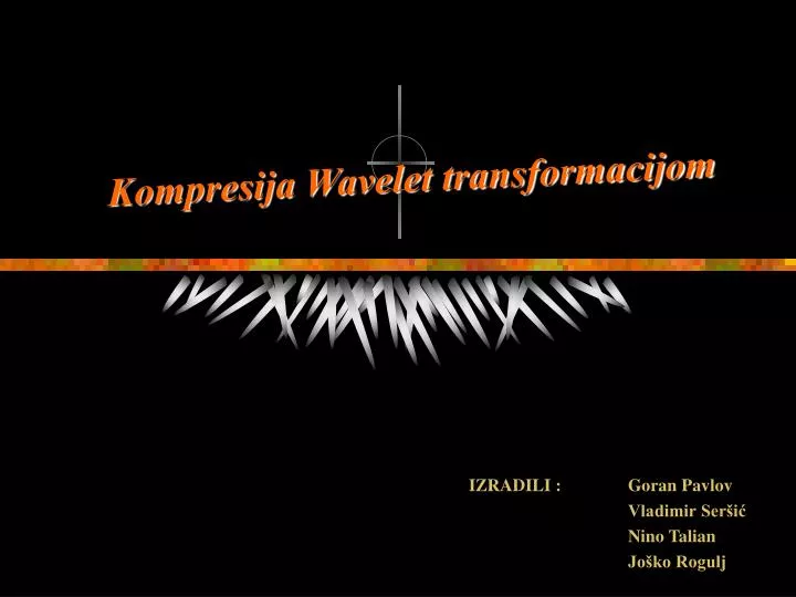 kompresija wavelet transformacijom