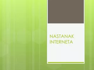 nastanak interneta