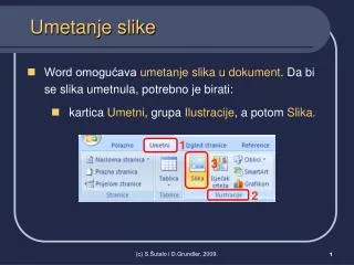 umetanje slike