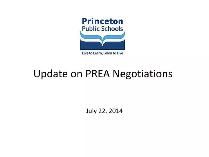 update on prea negotiations