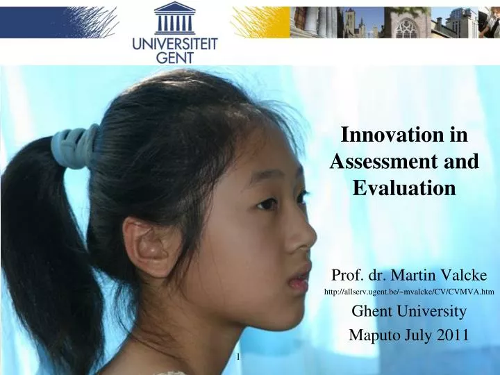 innovation in assessment and evaluation